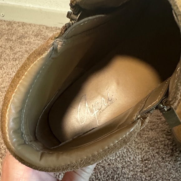 Tan Suede Ankle Boots - Picture 5 of 5